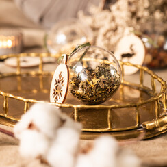 Kerstbal met losse thee