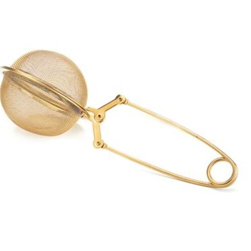 Van Bruggen Thee Theefilter tang doorsnede 6,5cm goudkleurig