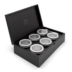 Theedoos voor losse thee - ronde blikjes