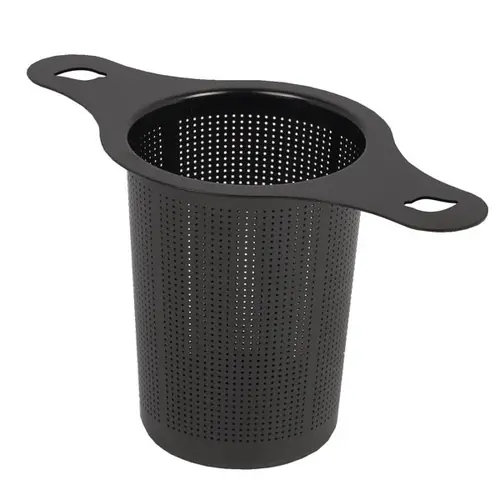 Van Bruggen Thee Zwarte RVS Theezeef, theefilter