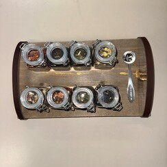 B-keuze theeplank Steigerhout Weckpotjes