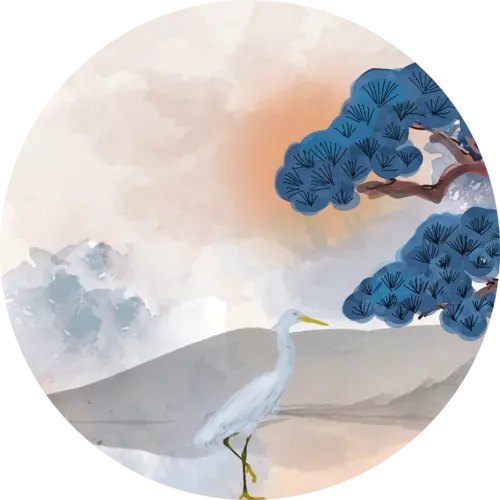 EigenArt Blik Crane blue Eigenart