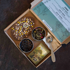 Paasverrassing thee, chocolade & mini-puzzel