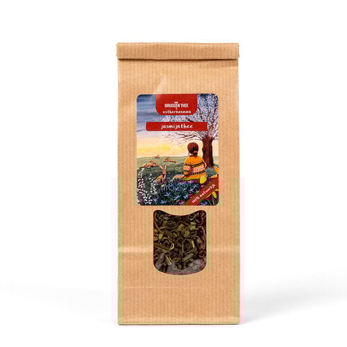 Van Bruggen Thee Jasmijn thee 100% natuurlijke groene Jasmijnthee