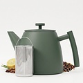 VaJa Theepot RVS mat GROEN 1 liter