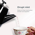 VaJa Theepot dubbelwandig rvs gun metal 1 liter
