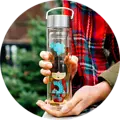 EigenArt Flow Tea Thermosfles new little Geisha Red