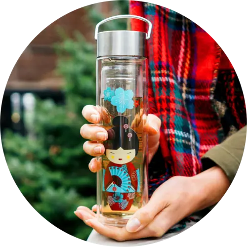 EigenArt Flow Tea Thermosfles new little Geisha Red