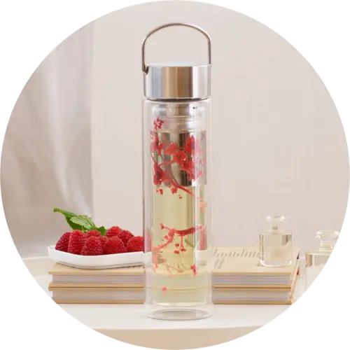 EigenArt Flow tea Thermosfles FlowTea 'Cherry '