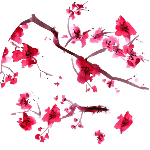EigenArt Tea eve Cherry blossom theemok met theezeef