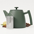 VaJa Theepot RVS mat GROEN 1 liter