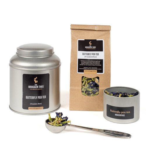 Van Bruggen Thee Blauwe thee - butterfly pea tea - blue lagoon