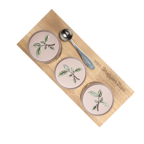 Van Bruggen Theeplank Theeplank Birds - roze