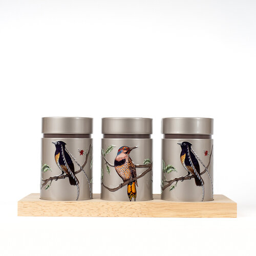 Van Bruggen Theeplank Theeplank Birds - platina