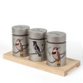 Van Bruggen Theeplank Theeplank Birds - platina