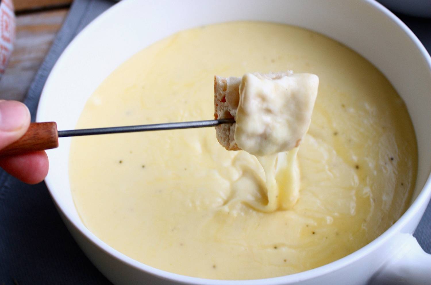 Koken met thee: kaasfondue