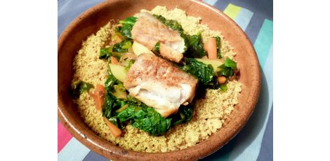Koken met thee: frisse couscous