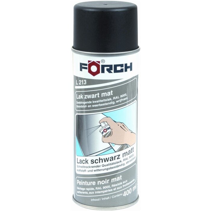 Förch Lackspray schwarz matt