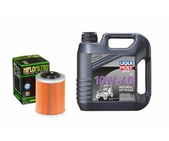 Liqui Moly Ölwechselset 4 Liter 10W-40 + Hiflo Ölfilter HF152 für CFMoto Cforce 800