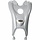 Replacement Plastic Gas Tank Yamaha YFM 700 R Bj. 06-12 carbon weiss