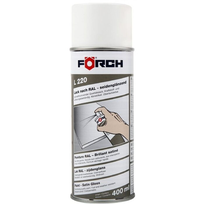 Förch Lackspray L220 weiss Seidenglänzend RAL9010
