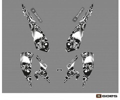 Aeon Cobra G300/G350/G400 Dekor Satz Skull