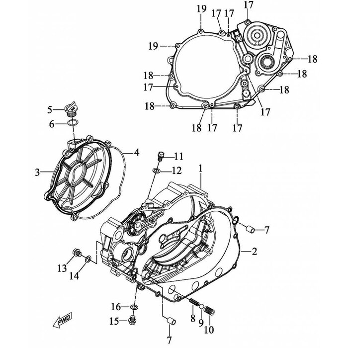 Access Kupplungsdeckel