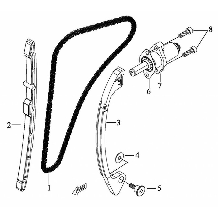 Access Steuerkette, - Spanner