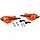 HANDSCHALEN X-FACTORY ORANGE/SCHWARZ, INKL. ANBAUKIT