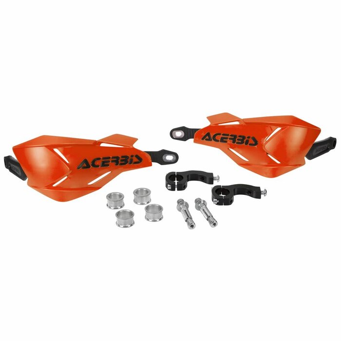Acerbis HANDSCHALEN X-FACTORY ORANGE/SCHWARZ, INKL. ANBAUKIT