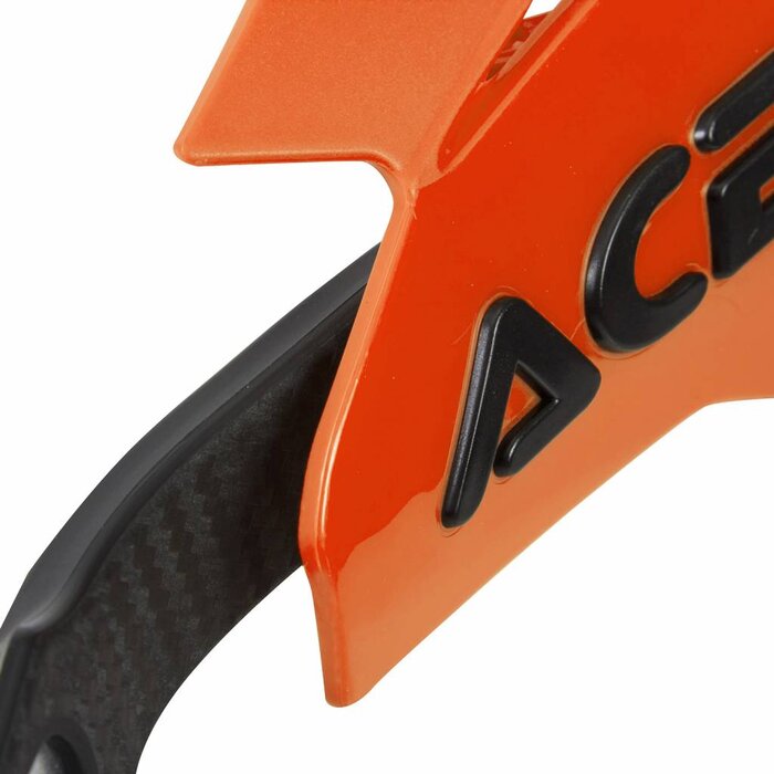 Acerbis HANDSCHALEN X-FACTORY ORANGE/SCHWARZ, INKL. ANBAUKIT