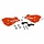 HANDSCHALEN X-FACTORY ORANGE/WEISS, INKL. ANBAUKIT
