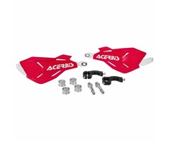 Acerbis HANDSCHALEN X-FACTORY ROT/WEISS, INKL. ANBAUKIT