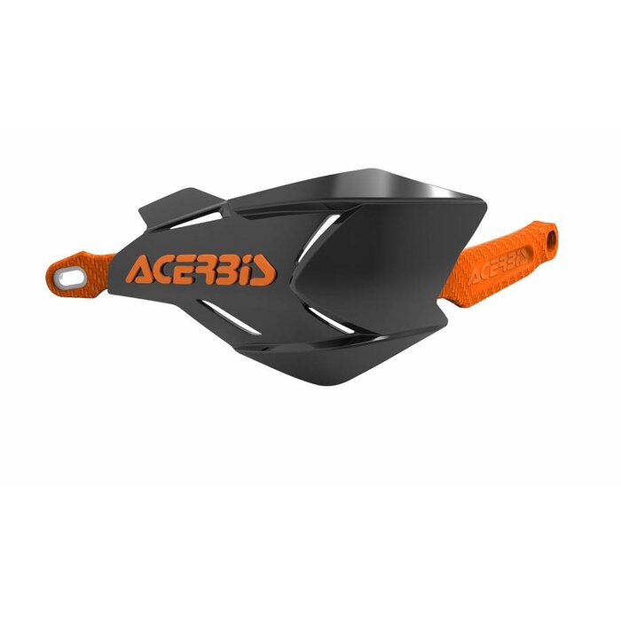 Acerbis HANDSCHALEN X-FACTORY SCHWARZ/ORANGE, INKL. ANBAUKIT
