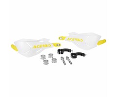 Acerbis HANDSCHALEN X-FACTORY WEISS/GELB, INKL. ANBAUKIT