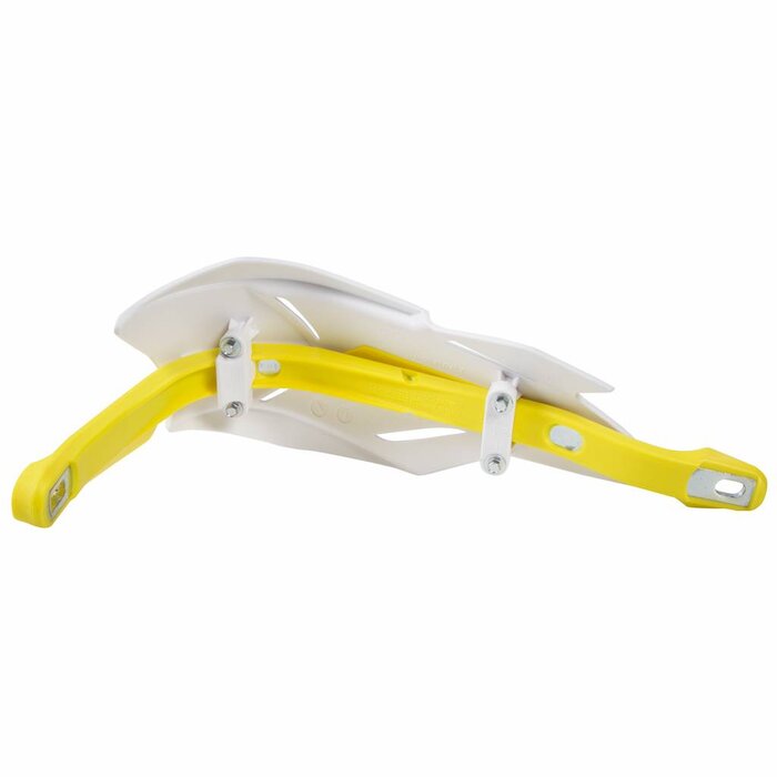 Acerbis HANDSCHALEN X-FACTORY WEISS/GELB, INKL. ANBAUKIT