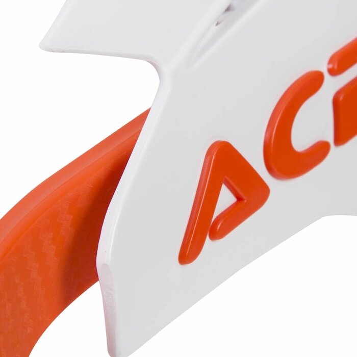 Acerbis HANDSCHALEN X-FACTORY WEISS/ORANGE, INKL. ANBAUKIT