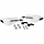HANDSCHALEN X-FACTORY WEISS/SCHWARZ, INKL. ANBAUKIT