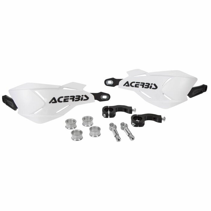 Acerbis HANDSCHALEN X-FACTORY WEISS/SCHWARZ, INKL. ANBAUKIT
