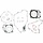 Complete Gasket Kit Dichtungen für Kawasaki KFX 450 Bj. 08-14