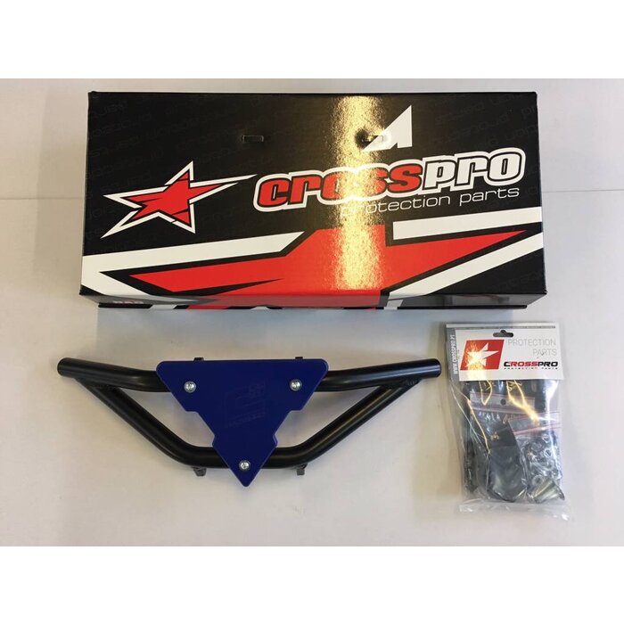 CrossPro Front Bumper Gliese schwarz Plate blau für Yamaha YFM 700 R