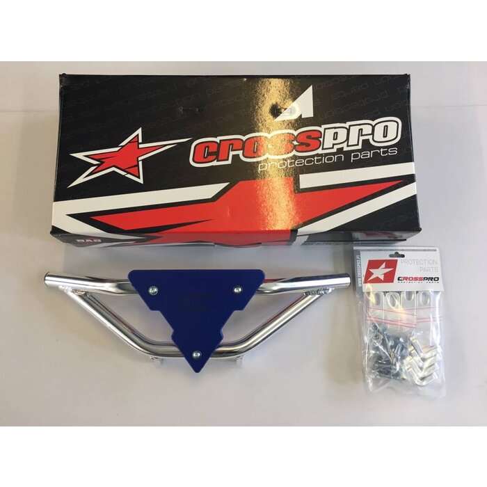 CrossPro Front Bumper Gliese chrom Plate blau für Yamaha YFM 700 R