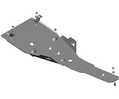 XRW Skid Plate Rutschplatte Unterfahrschutz für Suzuki LT-Z 400 K9