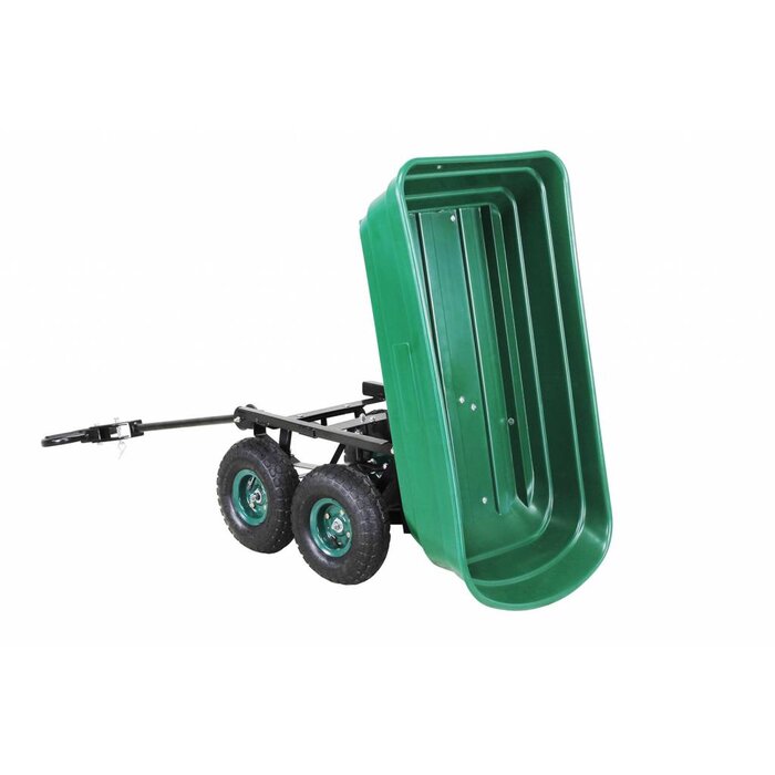 Actionbikes Miweba Bollerwagen "Dumper" mit Kippfunktion, Lenkachse, 10 Zoll Luftreifen und 300 Kg Traglast