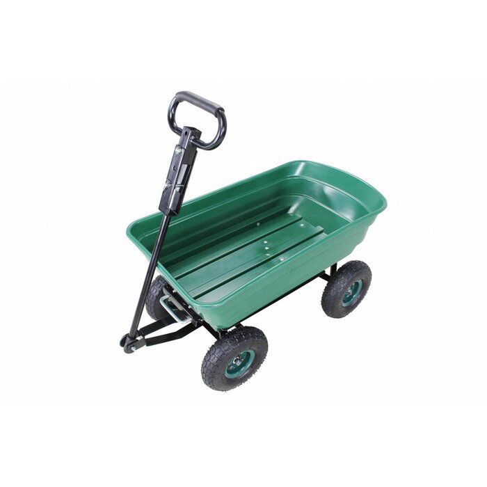 Actionbikes Miweba Bollerwagen "Dumper" mit Kippfunktion, Lenkachse, 10 Zoll Luftreifen und 300 Kg Traglast