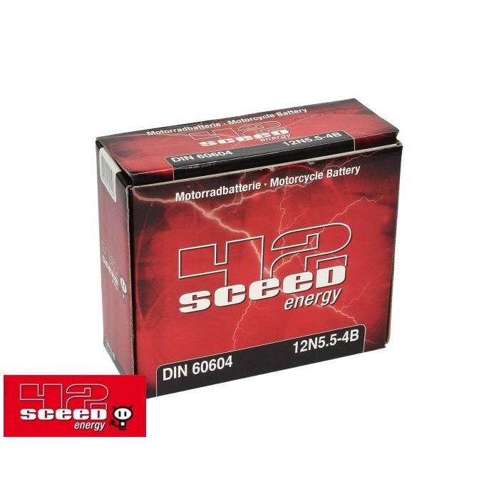Sceed 42  Batterie Energy 12N5.5-4B (6AH) mit Säure