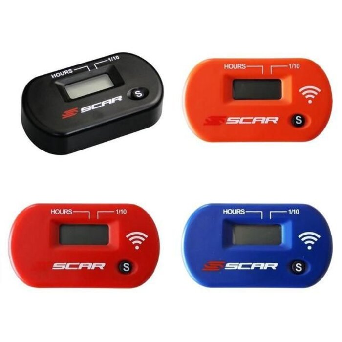 SCAR-RACING Wireless Vibration Stunden Zähler