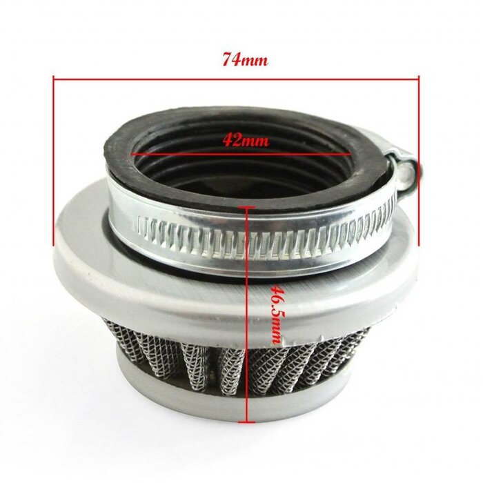 Wingsmoto Luftfilter 42mm Universal