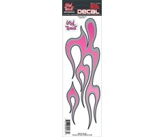 Lethal Threat Sticker Pink Flames Right LT00473