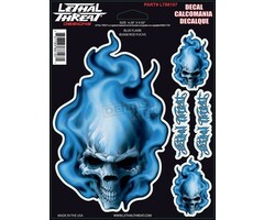 Lethal Threat Stickerset  Blue Flame LT88107